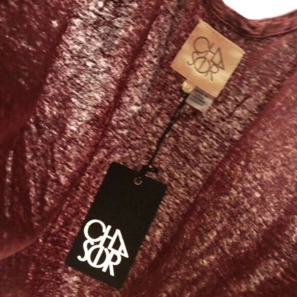 CHASER Linen Criss Cross Short Sleeve Tee - Picture 3 of 7